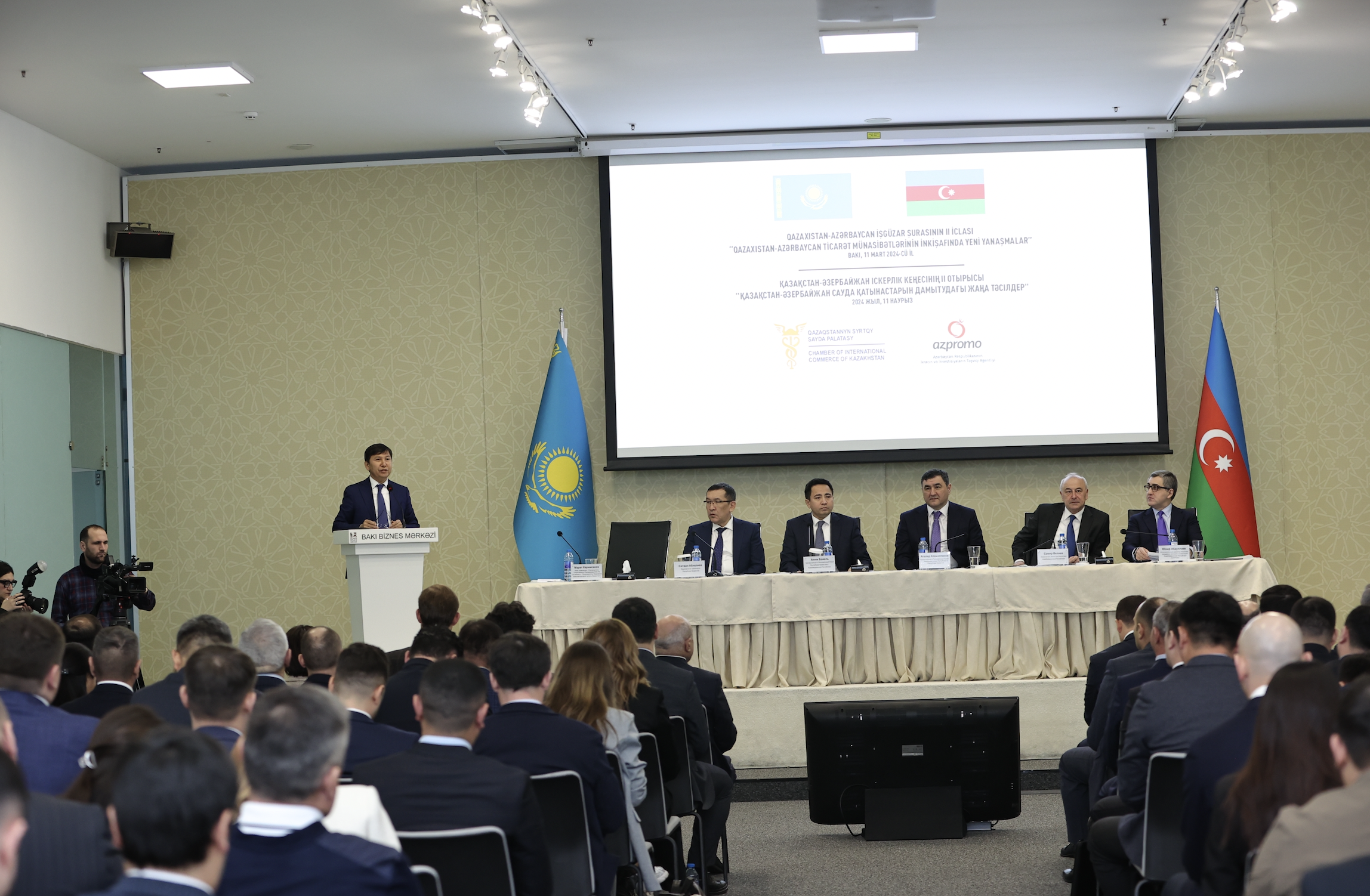 В городе Баку состоялось второе заседание Азербайджано-Казахского делового совета